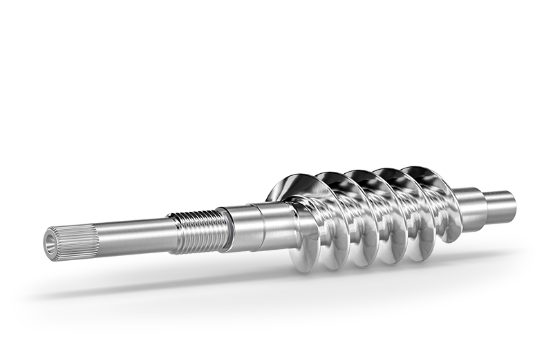 Worm shafts CW Bearing